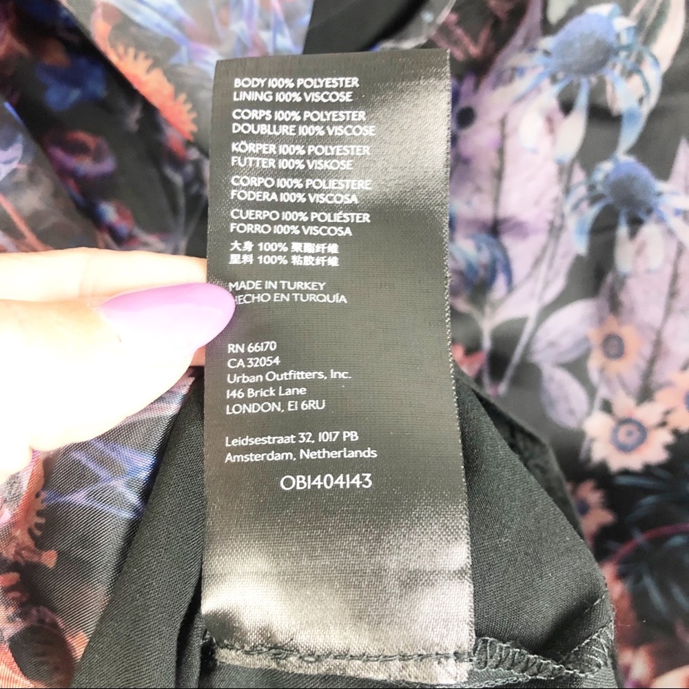 ANTHROPOLOGIE | MAEVE Floral Organza Puff Sleeve Blouse Women’s Size Medium - Picture 13 of 13